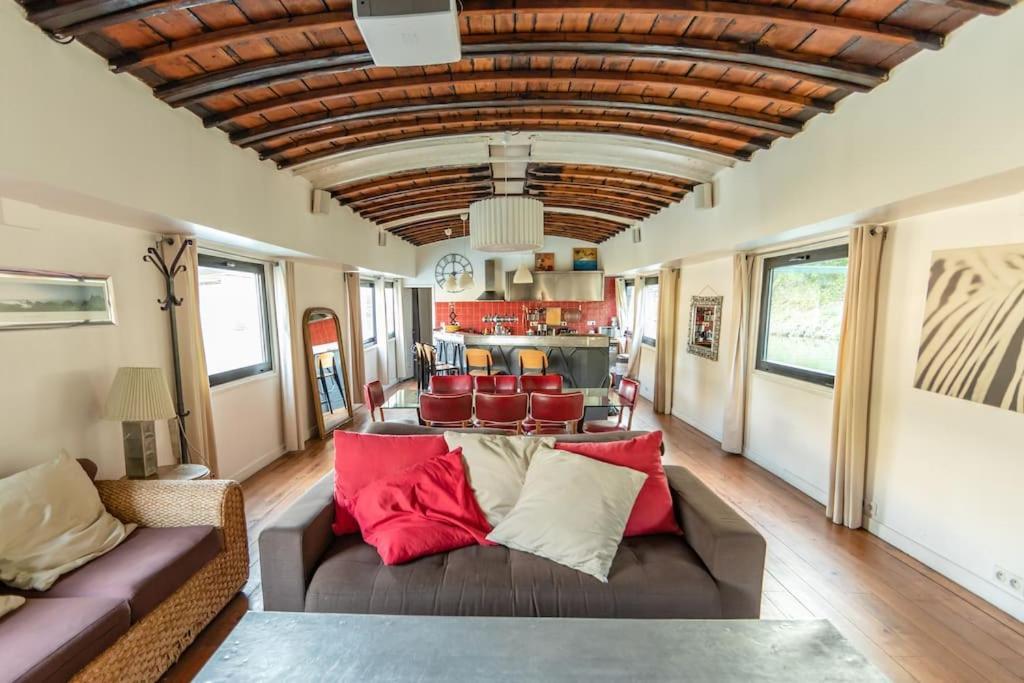 Grande Peniche 4 Ch - 10 Pers -Paris - Ile De Puteaux- Terrasses Villa Eksteriør bilde