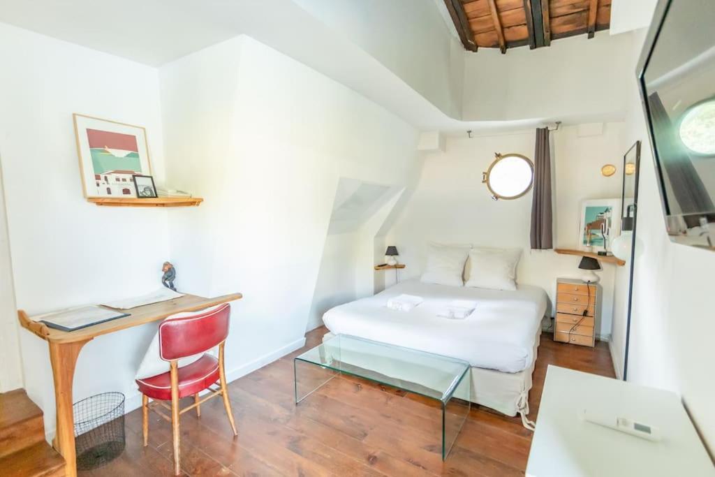 Grande Peniche 4 Ch - 10 Pers -Paris - Ile De Puteaux- Terrasses Villa Eksteriør bilde