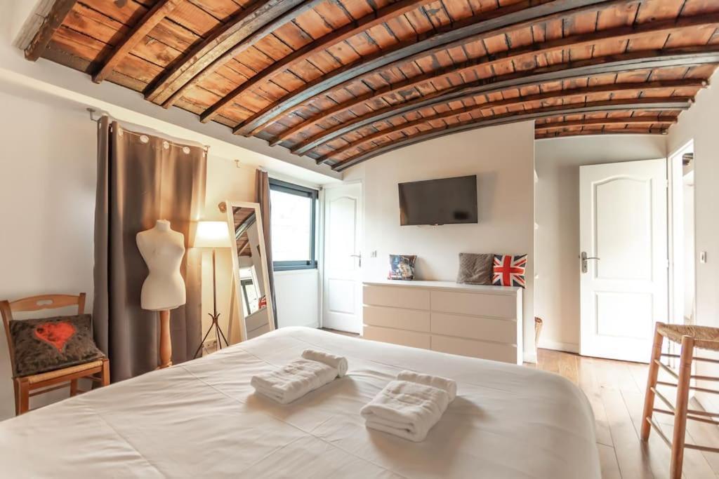 Grande Peniche 4 Ch - 10 Pers -Paris - Ile De Puteaux- Terrasses Villa Eksteriør bilde