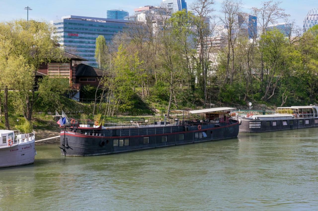 Grande Peniche 4 Ch - 10 Pers -Paris - Ile De Puteaux- Terrasses Villa Eksteriør bilde