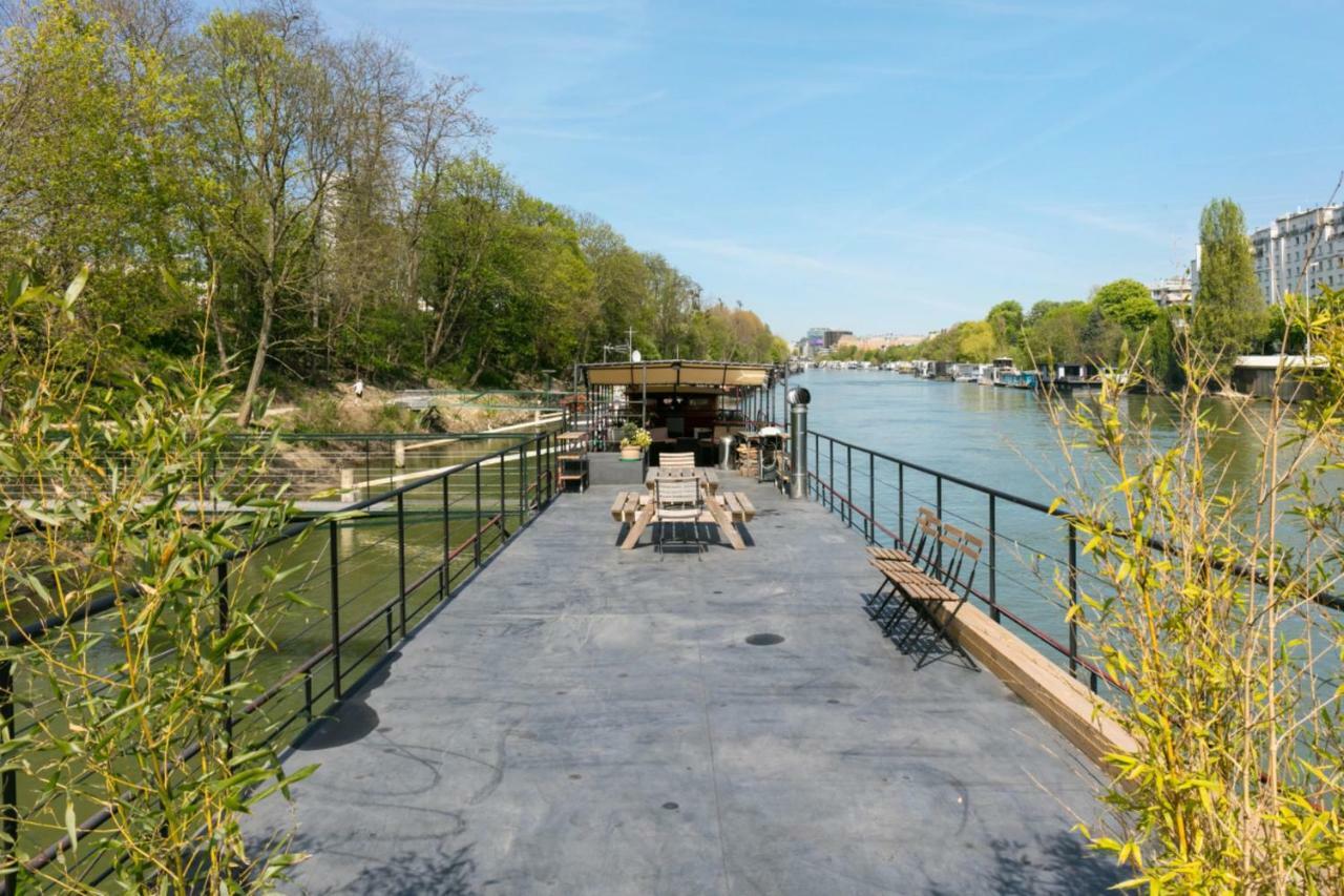 Grande Peniche 4 Ch - 10 Pers -Paris - Ile De Puteaux- Terrasses Villa Eksteriør bilde
