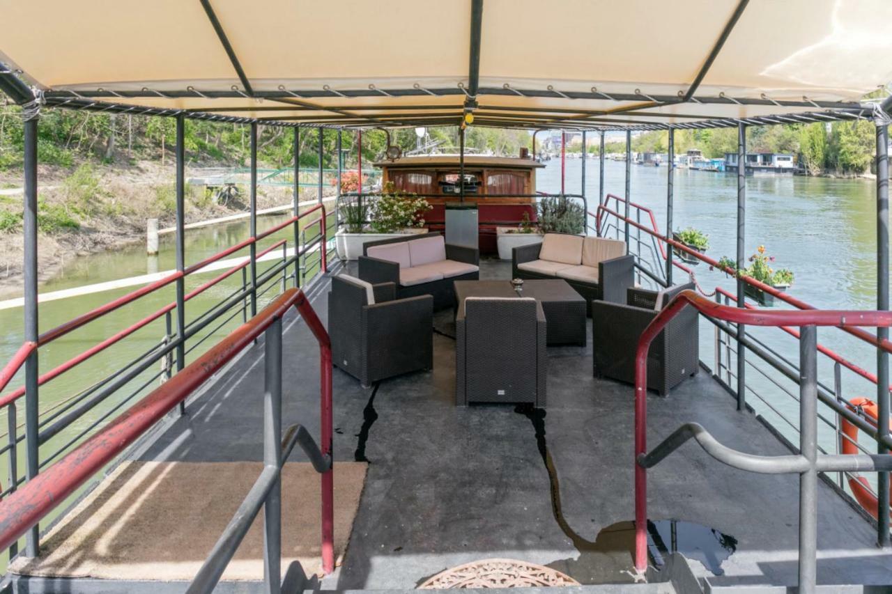 Grande Peniche 4 Ch - 10 Pers -Paris - Ile De Puteaux- Terrasses Villa Eksteriør bilde